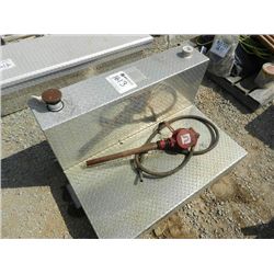 ALUMINUM L SHAPER FUEL TANK, *NO PUMP