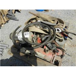 STRAPS, FILTERS, EXTINGUISHERS