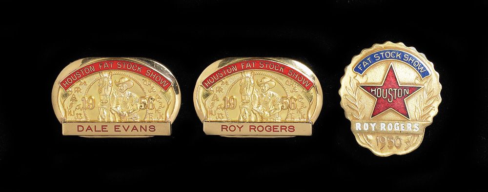 Roy Rogers and Dale Evans Rodeo Badges/Pins