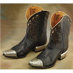 Bohlin Silver and Gold on Nacona Boots