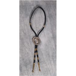Silver and Gold Bolo Tie