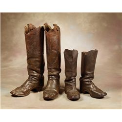 19th Century Father and Son Cowboy Boots