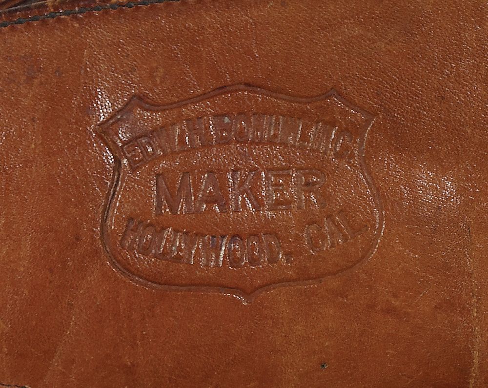 Edward H Bohlin Chaps with Rockin' A Brand and So Cal History