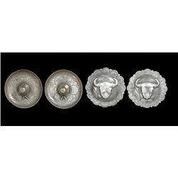 2 Pair Bill Heisman Conchos