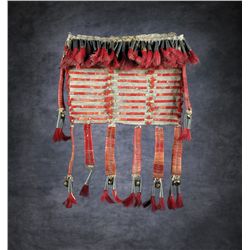 Sioux Quilled and Beaded Bag