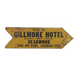 Two Vintage Deadwood (South Dakota) Signs