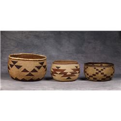 Three Northern California Baskets
