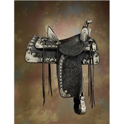 Edward H Bohlin, Hollywood, Calif Escondido model Parade Saddle with matching Bridle & Breast Collar