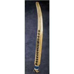 Pony Beaded & Tacked Elk Antler Quirt