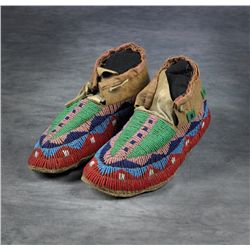 Sioux Beaded Child's Moccasins