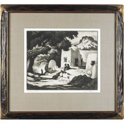 Gene Kloss Etching (1903-1996)