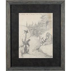 Two Will James Drawings