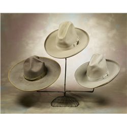 Three (3) Cowboy Hats