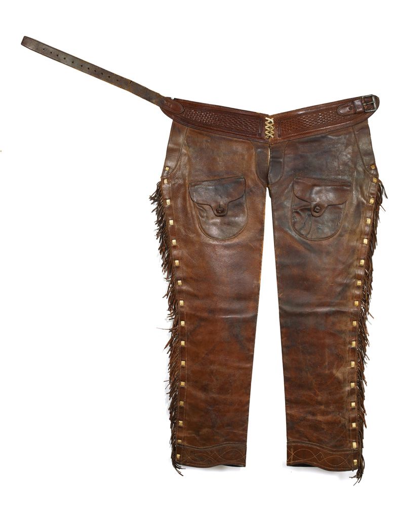Fringed Shotgun Chaps for Tall Cowboy