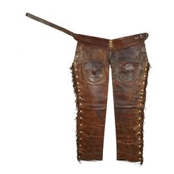 Fringed Shotgun Chaps for Tall Cowboy