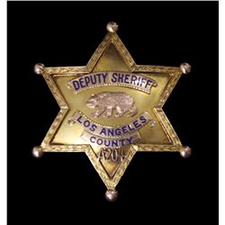 Solid 14K Gold LA Deputy Sheriff's Badge