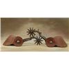 Image 1 : 1880s Silver Inlaid Cowboy Spurs