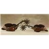 Image 2 : 1880s Silver Inlaid Cowboy Spurs