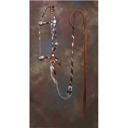 Brown Edward H Bohlin Bridle and matching Breast Collar