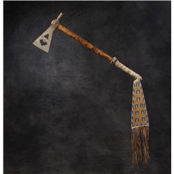 N Plains Pipe Tomahawk with Beaded Drop