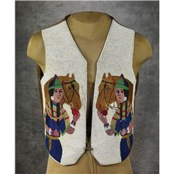 Plateau (Spokane) Pictorial Beaded Vest