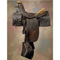 1880s California-Style, Half-Seat Saddle"