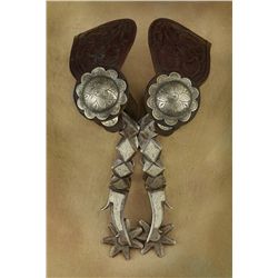 Fine Canon City Spurs with R T Frazier marked Straps