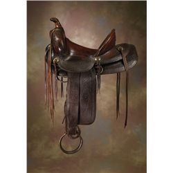 Historic Hamley Saddle with Bohlin History