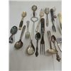 Image 3 : LOT 24 VINTAGE ASSORTED FLATWARE: FEW SILVER PLATE