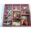 Image 1 : LOT 34 VINTAGE AWARD RIBBONS, LAPEL PINS, COINS &