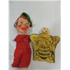 Image 1 : LOT 2 VINTAGE HAND PUPPETS: ROMPER ROOM DOO-BEE &