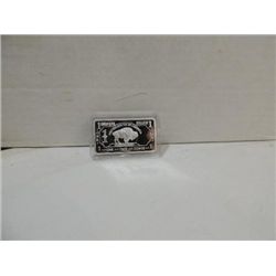 GERMAN SILVER 1 OUNCE BISON BAR