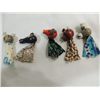 Image 1 : LOT 5 VINTAGE FINGER PUPPETS: CAT, DOG, HORSE, PIG