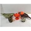 Image 1 : LOT 5 MID-CENTURY MODERN GLASS & POTTERY: FRANKOMA