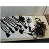 Image 1 : LOT 16 VINTAGE ASSORTED STYLE BRAID ROPE & TASSELS