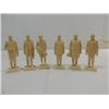 Image 1 : LOT 6 VINTAGE MARX PLASTIC 3"H PRESIDENTIAL STATUE