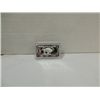 Image 1 : GERMAN SILVER 1 OUNCE BISON BAR