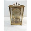 Image 1 : VINTAGE SCHATZ ANNIVERSARY STYLE BRASS SHELF CLOCK