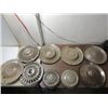 Image 1 : LOT 9 VINTAGE 1950S TO 70S PONTIAC HUBCAPS