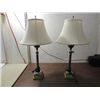Image 1 : VINTAGE PAIR STIFFEL SILVER PLATED EMPIRE LAMPS