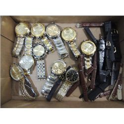 LOT 10 MENS QUARTZ WRIST WATCHES: ORLANDO, ROSRA,