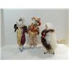 Image 1 : LOT 3 (2) PORCELAIN JESTERS MOTION MUSIC BOXES &