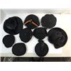 Image 5 : LOT 10 VINTAGE 1930S & 40S VELVET & FELT LADYS HAT