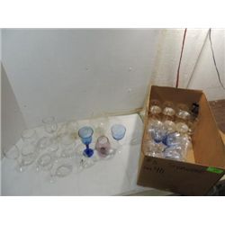 LOT 40 ASSORTED VINTAGE QUALITY STEMWARE: WINE,