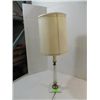 Image 1 : VINTAGE 28"H MARBLE & BRASS END TABLE LIGHT