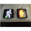 Image 1 : 12X12 SET OF 2 DIALIGHT L.E.D. HALT & WALK SIGNALS
