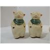 Image 2 : LOT 7 VINTAGE SHAWNEE (2 PAIR) PIG SALT & PEPPER &