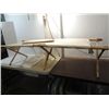 Image 2 : VINTAGE CANVAS & WOOD FOLDING CAMPING BED