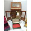 Image 3 : LOT 6 VINTAGE LADY'S JEWELRY BOXES (EMPTY), 1 WOOD