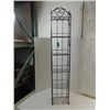 Image 1 : METAL GREY WROUGHT IRON DISPLAY RACK 50"H